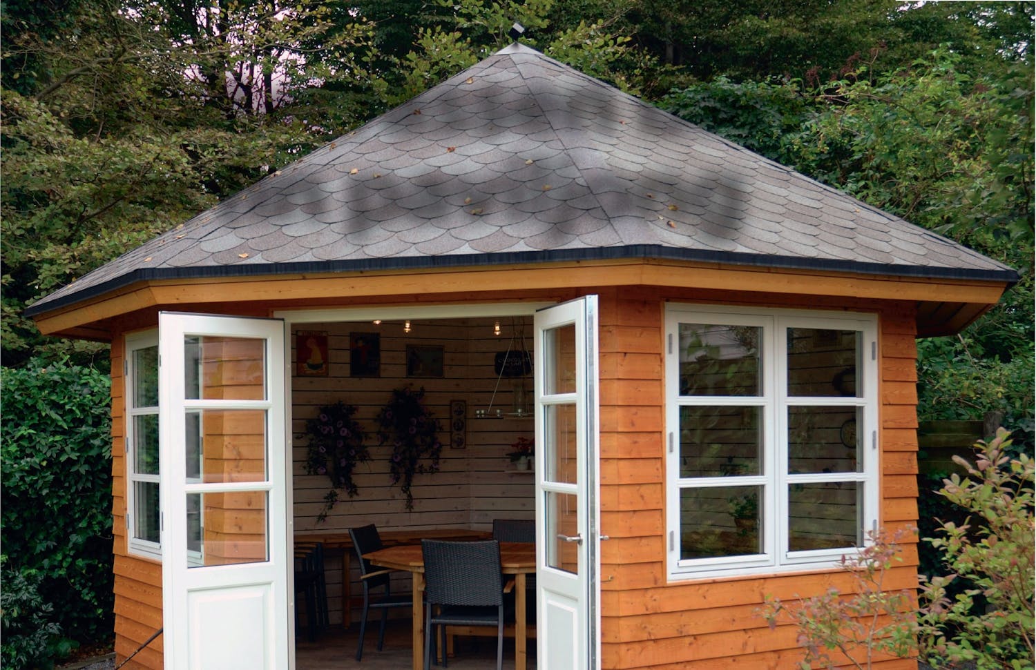 Solterrassen blev en fin paviljong